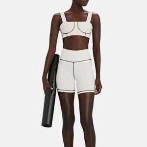 We Wore What | Corset Top & Corset Biker Short Set